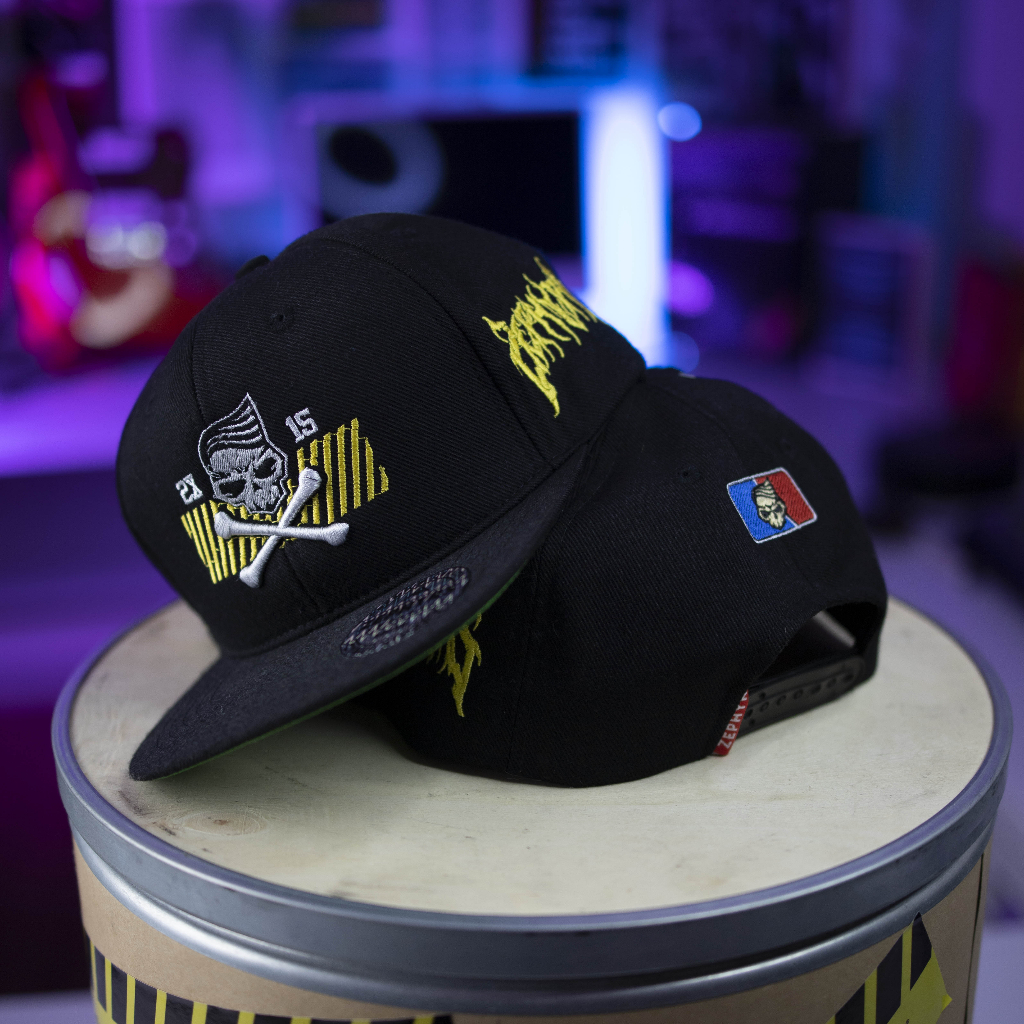 TOPI SNAPBACK ORIGINAL DXPRO APPAREL SERIES LINE SKULL