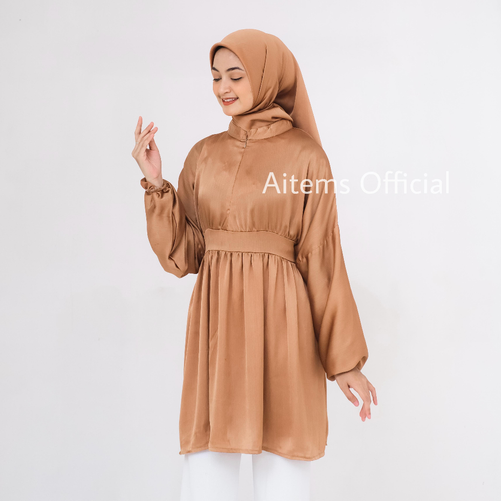 Jenna Tunik Silk - Aitems Official - Tunik Silk Premium