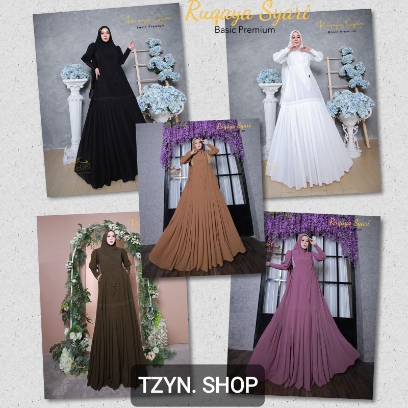 RUQAYA SYARI VOL 5 Gamis Syari original By BELIFI ©TZYN. Shop