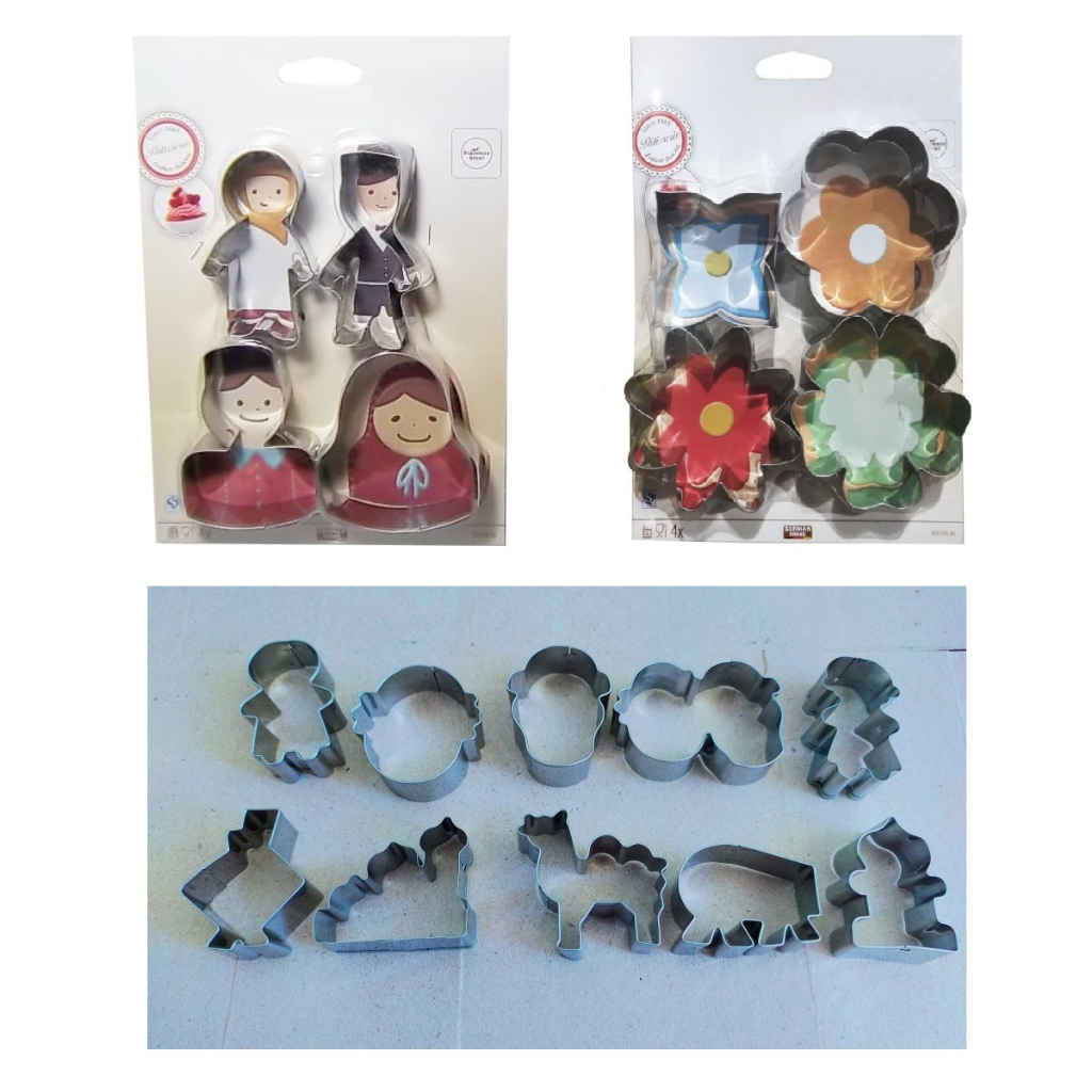 Cetakan Kue Roti Kering Biskuit Biscuit Mold Cutter Cookie Cookies Fondant Icing Lebaran Idul Fitri