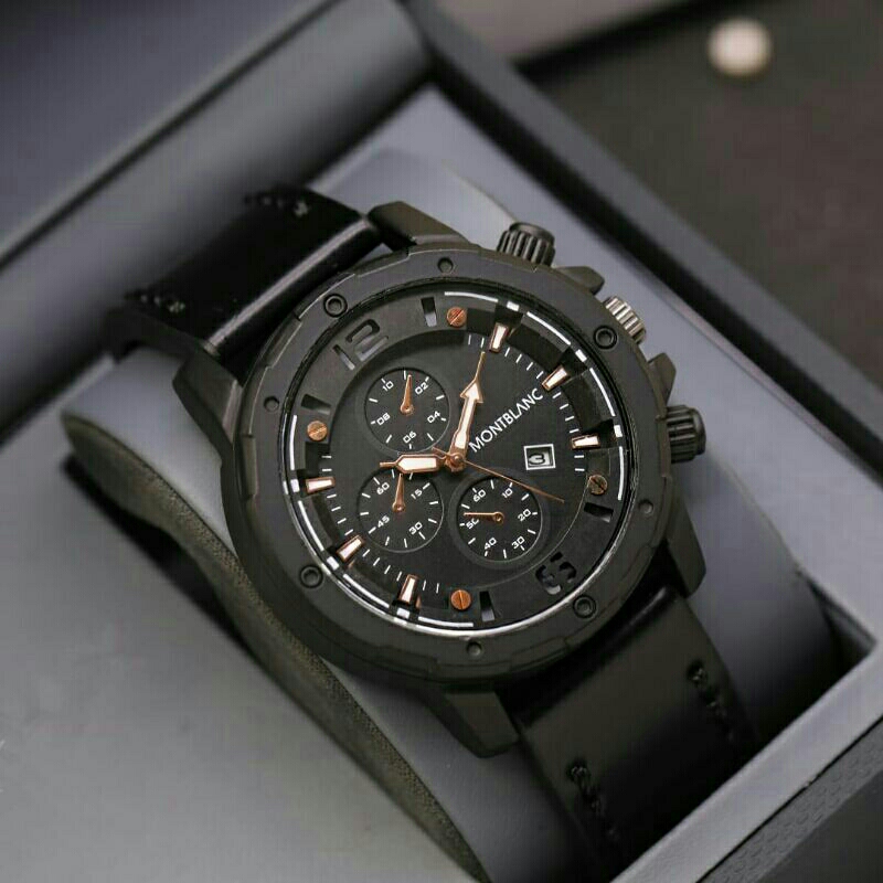 Jam Tangan Keren Pria tali kulit fashion terbaru COD