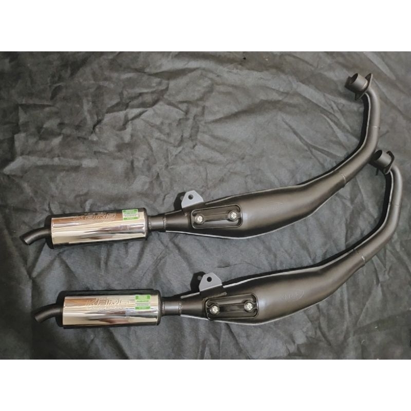 Knalpot satria hiu lumba full press by KBRS RACING