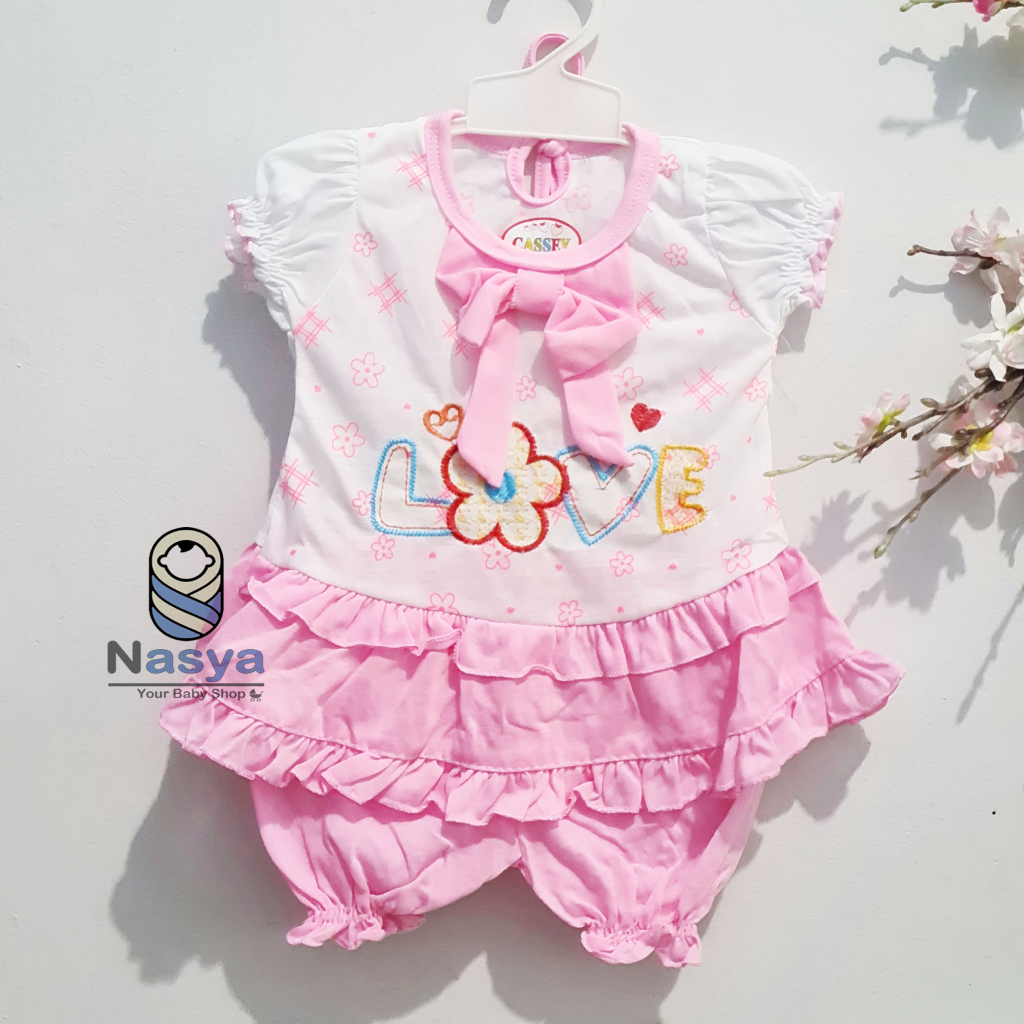 [N-089] Setelan baju bayi perempuan Lucu - merk cassey