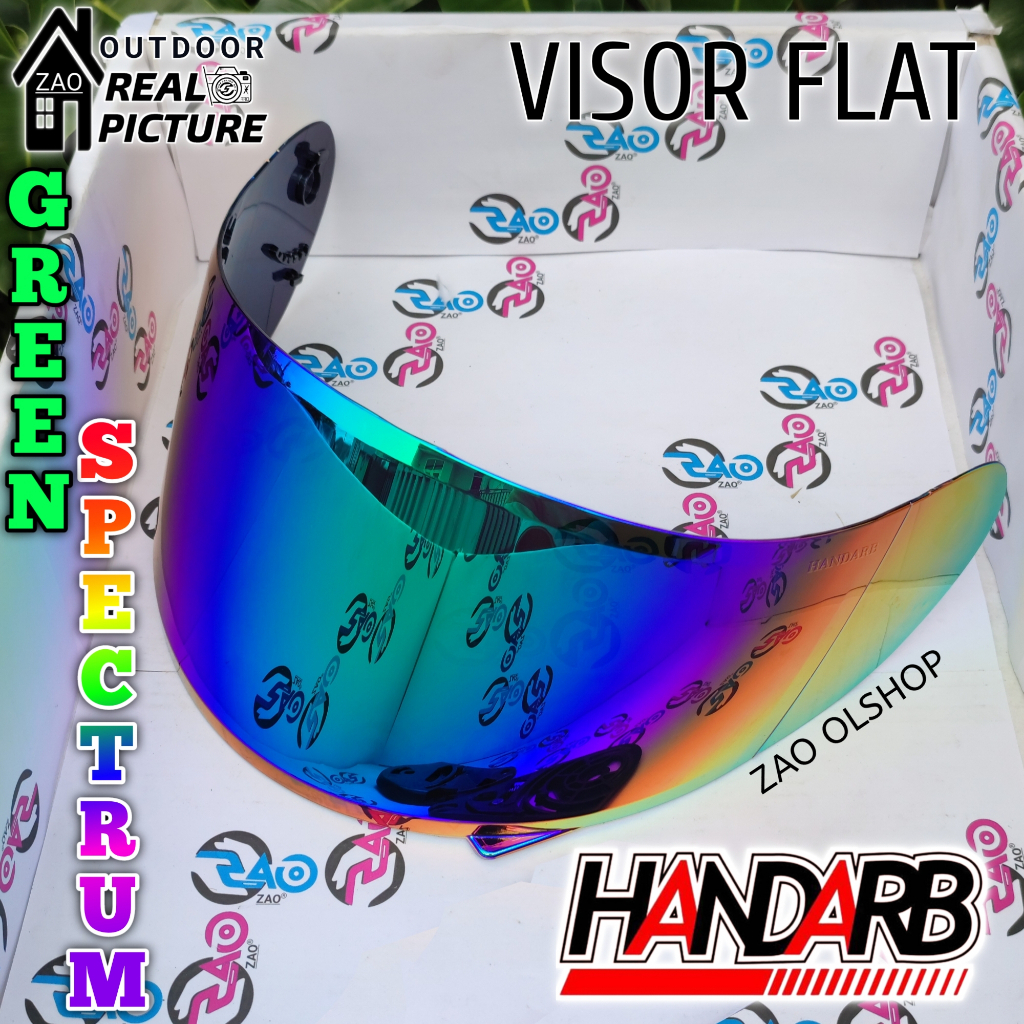 Kaca Helm Flat visor KYT V2R HANDARB terbaru