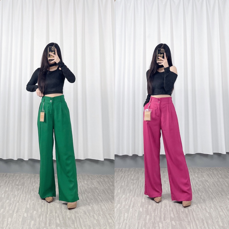 DORITO KP9115 CELANA PANJANG KULOT WANITA / KULOT WANITA IMPORT BANGKOK / CELANA PANJANG WANITA IMPO