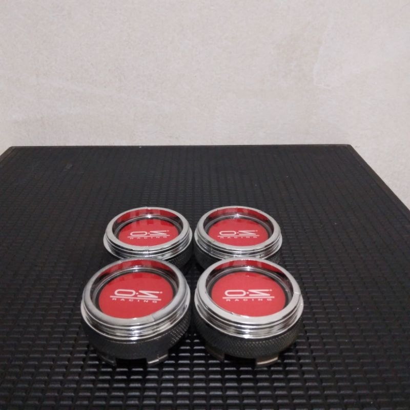 tutup velg dop roda racing oz chrome diameter 6cm