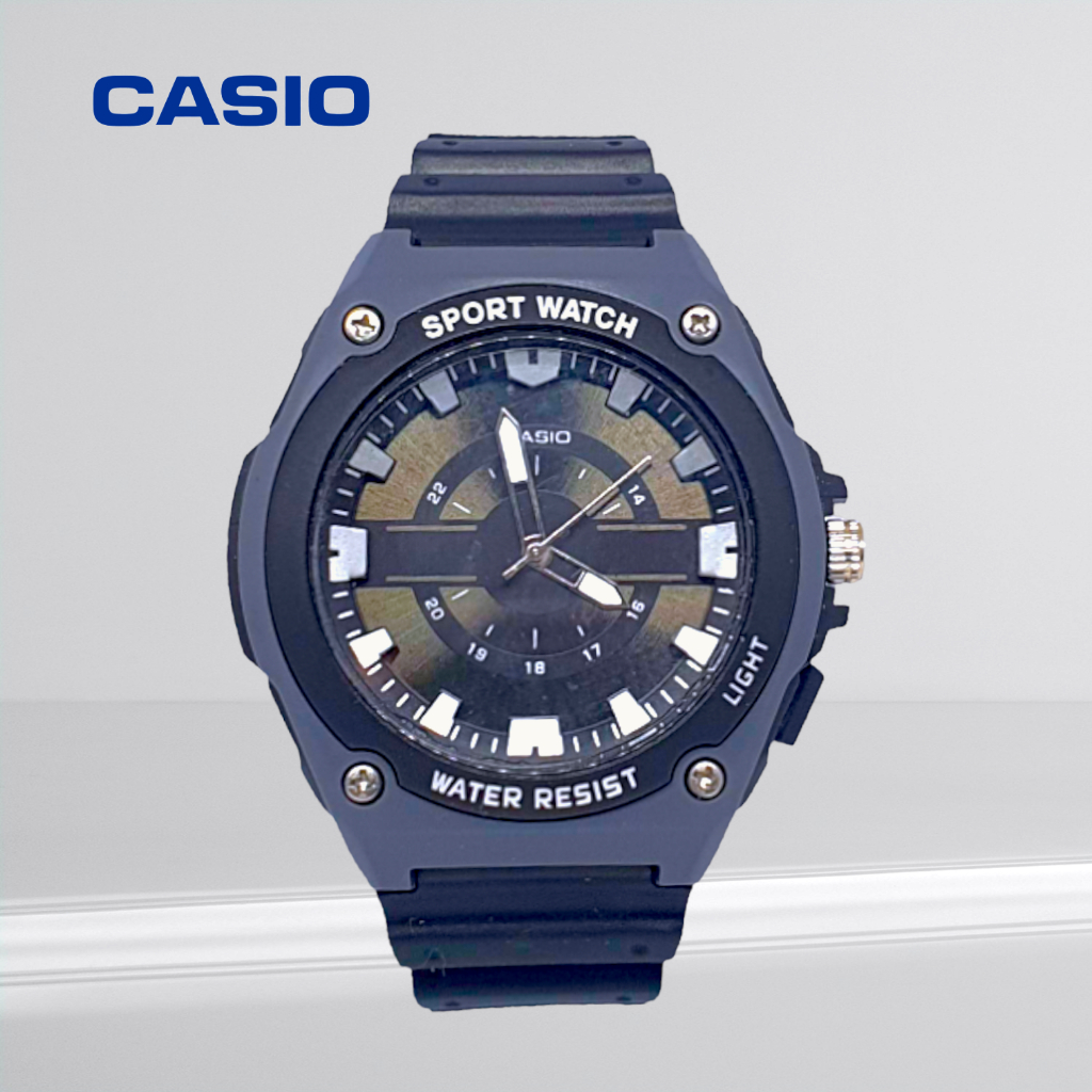 Jam Tangan casio MWC-100H Jam Rubber Iluminator jam pria bisnis