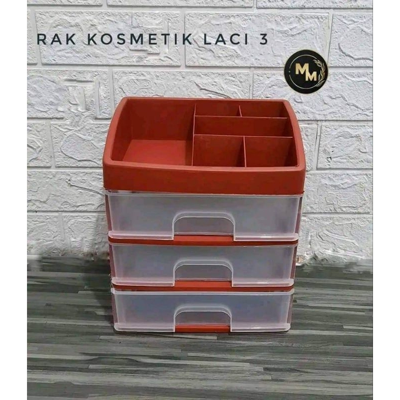 Laci kosmetik 3 susun plastik
