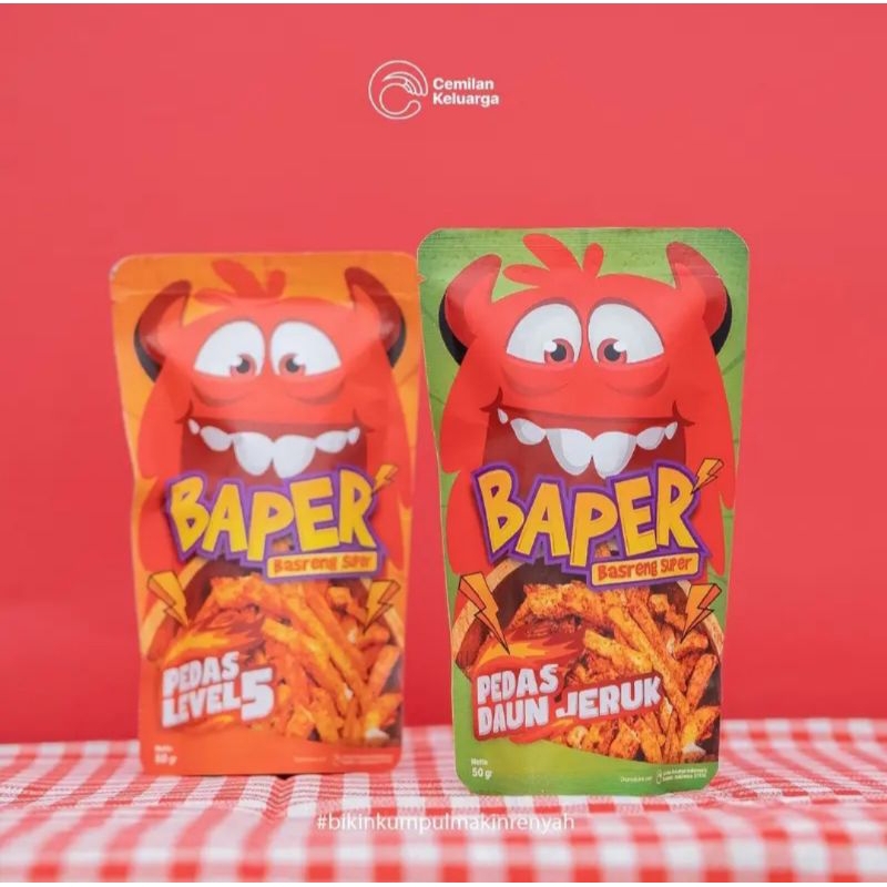 Cemilan Viral Basreng Super BAPER (50gr)