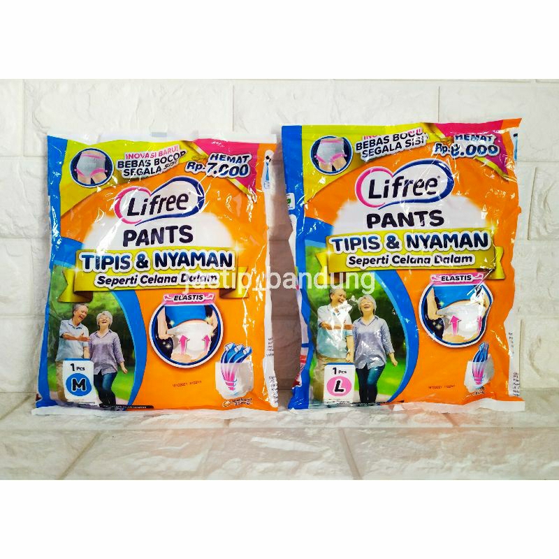 Lifree Adult Pants / Lifree Popok Celana Dewasa / Popok Celana Lifree / Popok Sachet / Lifree Sachet