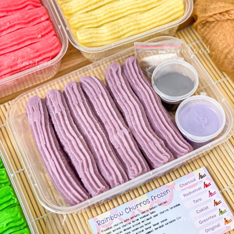 

Churros Taro - Churros Frozen - Churros Rainbow