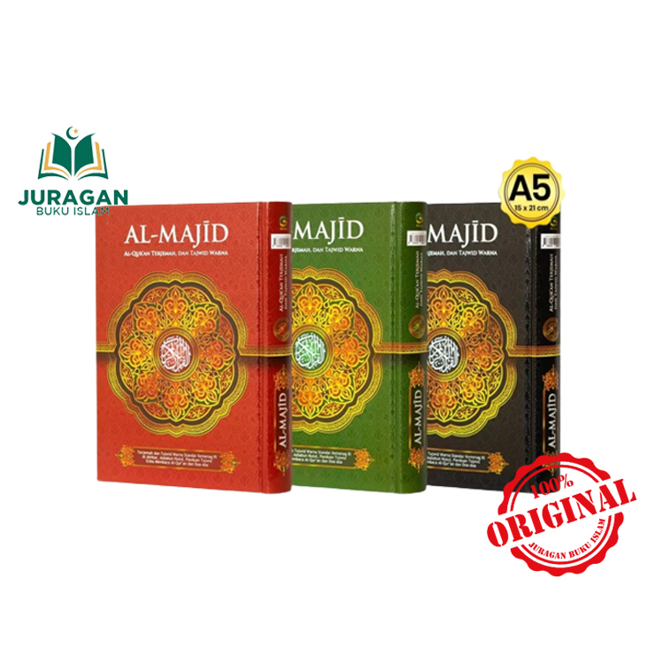 Al-Quran AL MAJID A5 Terjemah dan Tajwid Warna - Beras Publishing