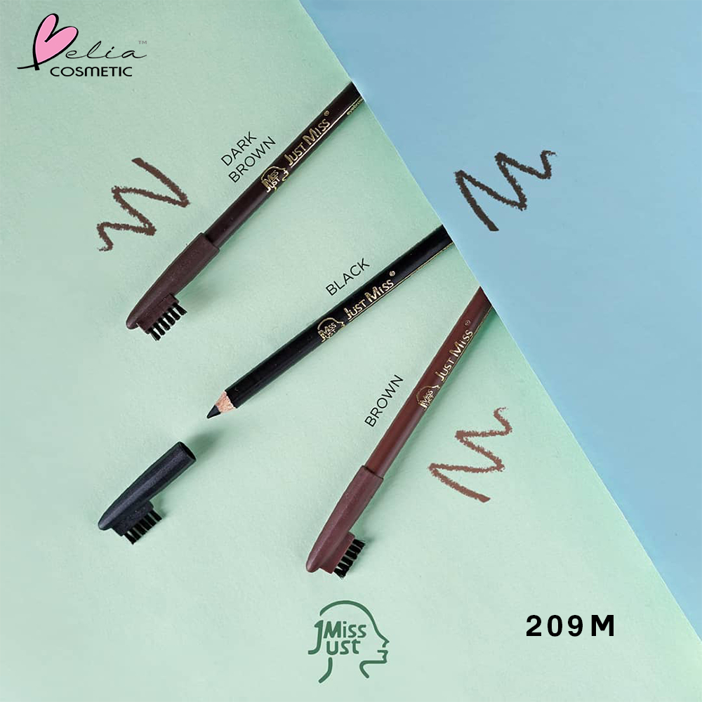 ❤ BELIA ❤ JUST MISS Eyebrow Pencil All Series | Justmiss Pensil Alis 708C | 311 | 209M | 801 | 708A | Pigmented | Long Lasting