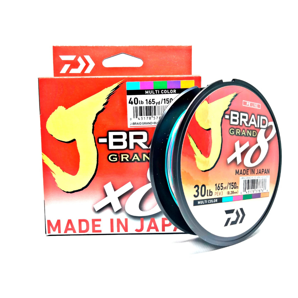 SENAR PE Daiwa J-BRAID GRAND X8 150M/SENRA PANCING MANICING MANIA