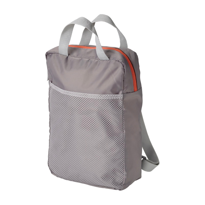 IKEA Pivring Backpack Tas Ransel Medium Light Grey Polyester Original