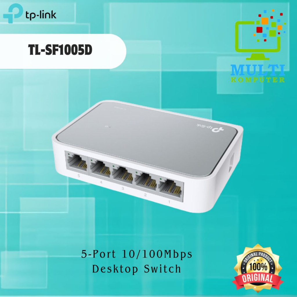 Switch HUB TP LINK 5 Port TL-SF1005D 10/100Mbps Network Lan Internet