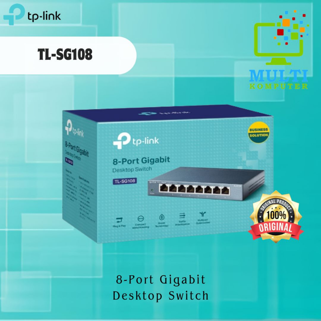 TP-LINK 8-Port Gigabit Desktop Switch - TL-SG108 PROMO