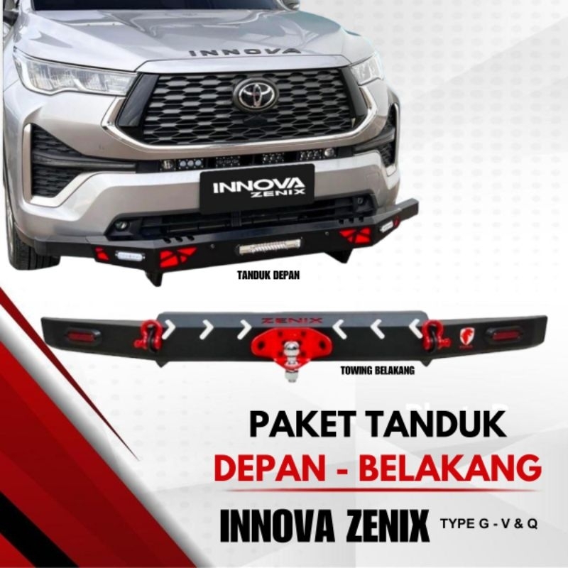 tanduk Depan belakang Towing Bar khusus mobil Toyota Innova Zenix 2023