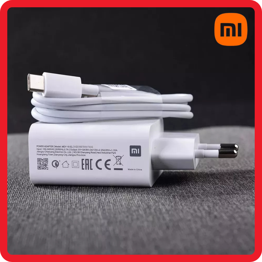 Charger Xiaomi 33W Turbo Charge 33 Watt Type C Xiaomi Redmi Note 9 10 Pro Poco F2 F3 Pro Mi10 Mi11