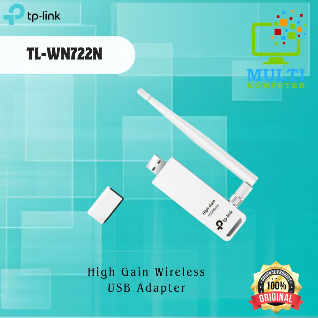TPLink Wireless USB WiFi Adapter Tp Link TL-WN722N with antena