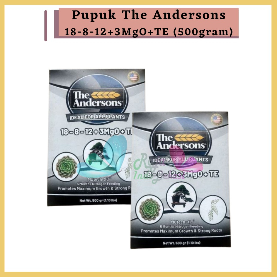 Pupuk Slow Release The Andersons 10-8-25+3MgO+TE untuk Pertumbuhan Tanaman Kemasan Pabrik 500gram