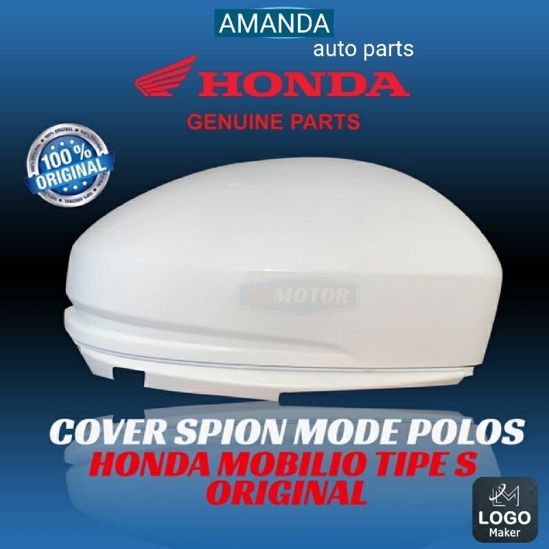 cover spion HONDA MOBILIO tipe S putih polos tanpa lubang sen kanan atau kiri