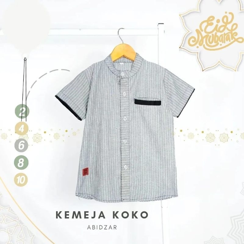 Kemeja Koko Anak Laki Laki Kemko Lebaran Salur Keren Terbaru 2023 Bahan Cotton Oxford Adem Usia 2 3 4 5 6 7 8 9 10 11 12 Tahun