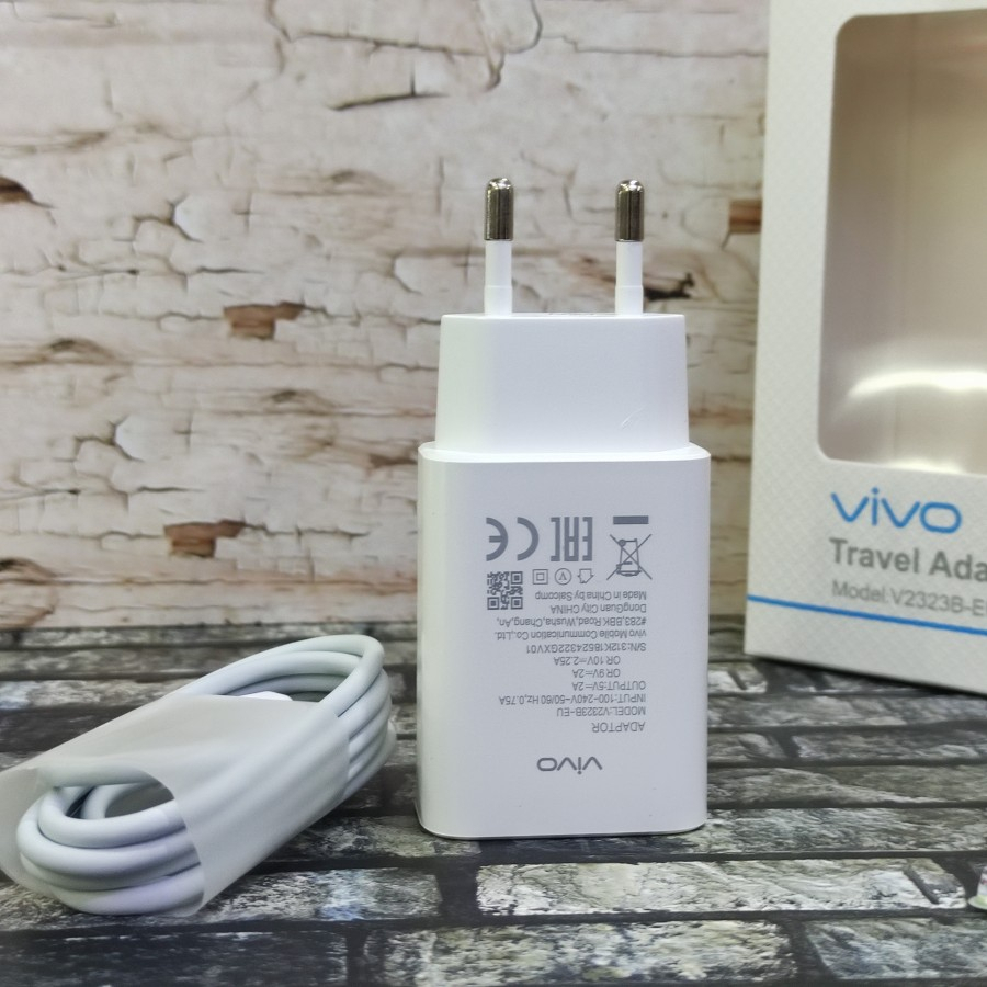 CHARGER VIVO S1 PRO, Y51, V17, 9V - 2A / 18W USB C FAST 100%A PACK