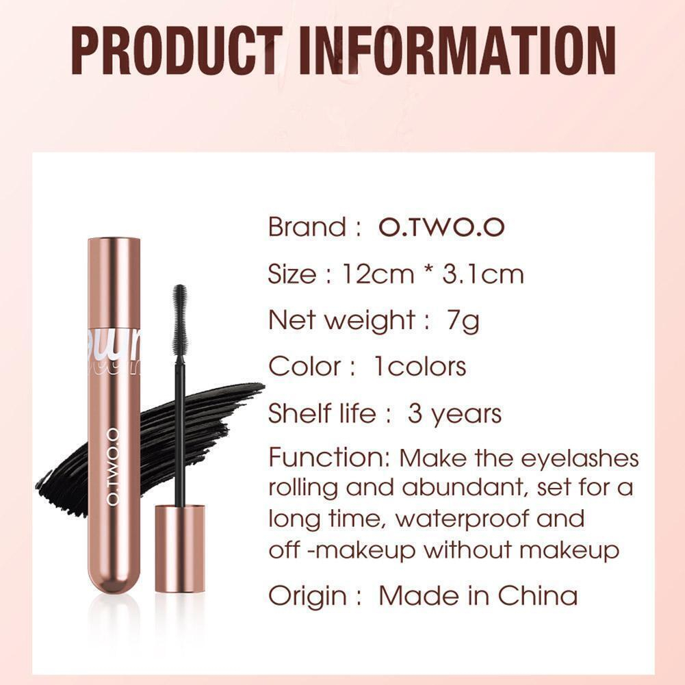 [BPOM] [100%ORI&amp;READY]O.TWO.O Waterproof Mascara Lasting 36H Smudge-proof Eyelash Curling Black Eye Makeup