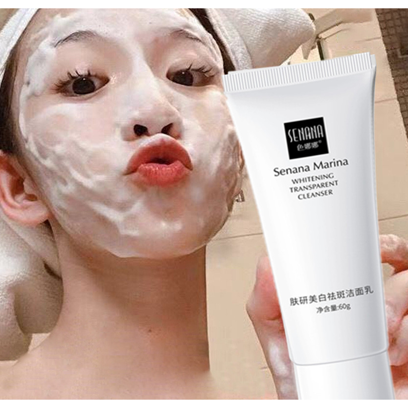 Amino Acid Whitening Facial Cleansing Refreshing Oil Control Moisturizing Whitening Face Cleanser 60g