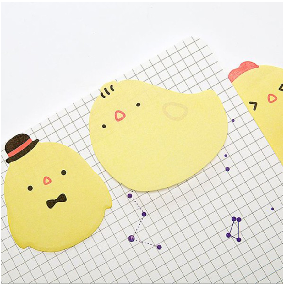 【GOGOMART】Sticky Notes Kertas Memo Memopad - Ayam Chicken