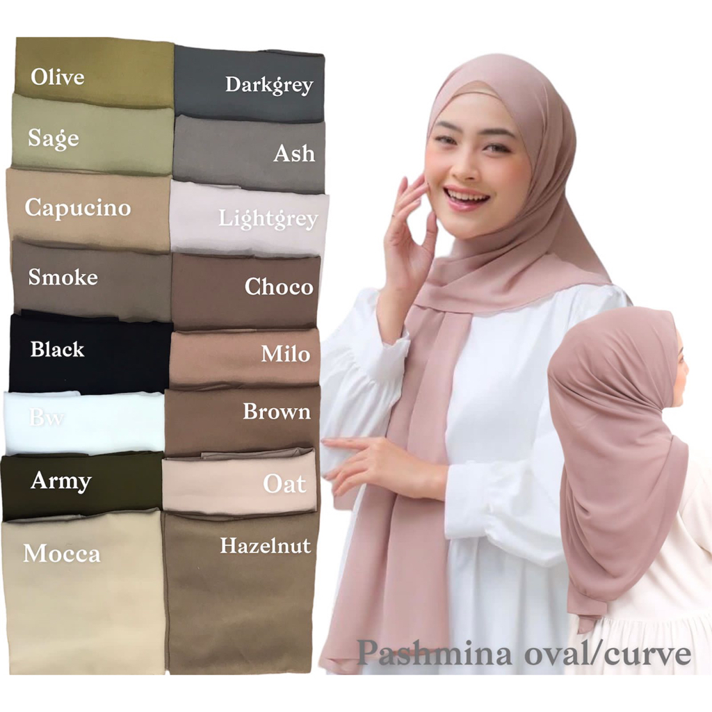 Pashmina Oval/Pashmina Curve Malay