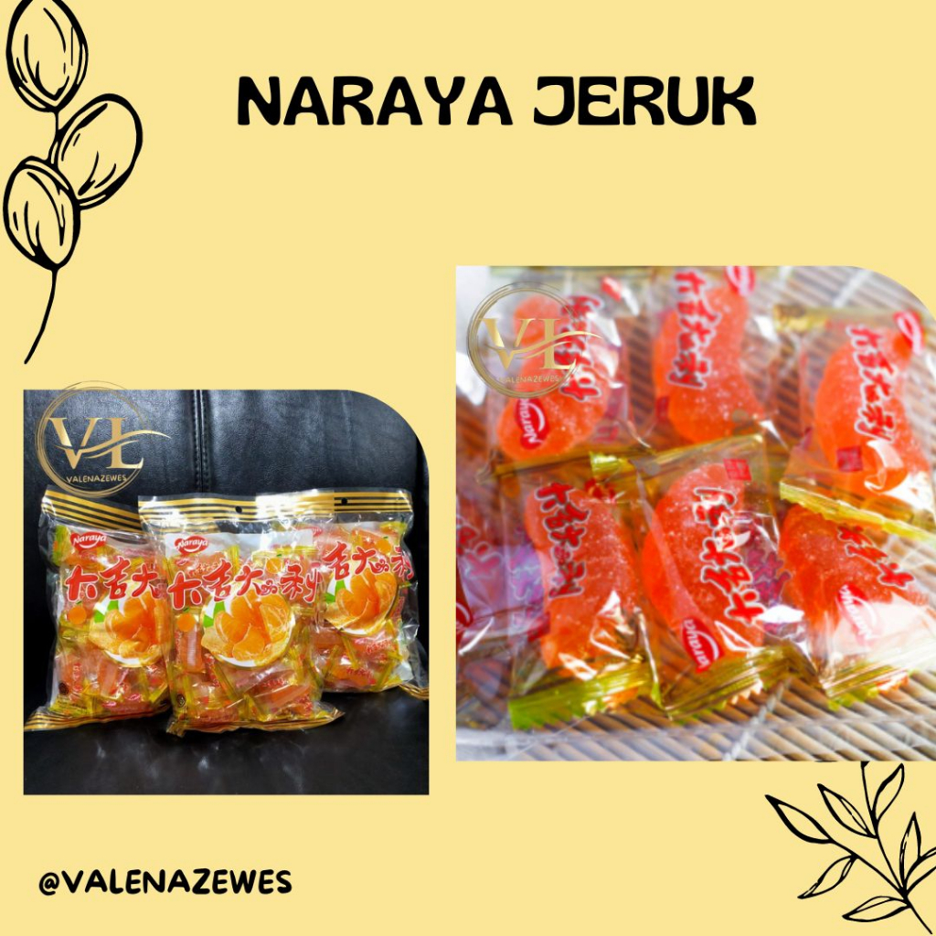 

✅Viral Banget❤ NARAYA ORANGE JELLY CANDY Permen Jelly Halal 500g | permen naraya jelly | ORANGE JELLY CANDY Permen Jelly Halal 500g