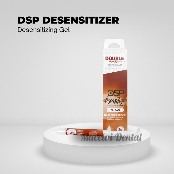 DENTAL DSP DESENSITIZER 2% DESENSITASI / DESEN BLEACHING FLOUR ANTI NGILU UNTUK GIGI SENSITIF