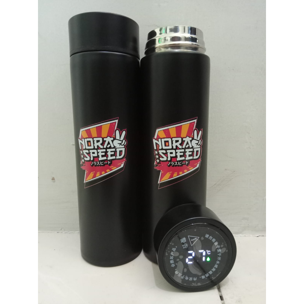 CUSTOM ECERAN DAN GROSIR TERMOS TUMBLER SAKURA LIFE TUTUP LED 500ML PRINT UV full colour souvenir