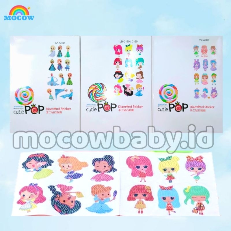 stiker pop / sticker tempel manik