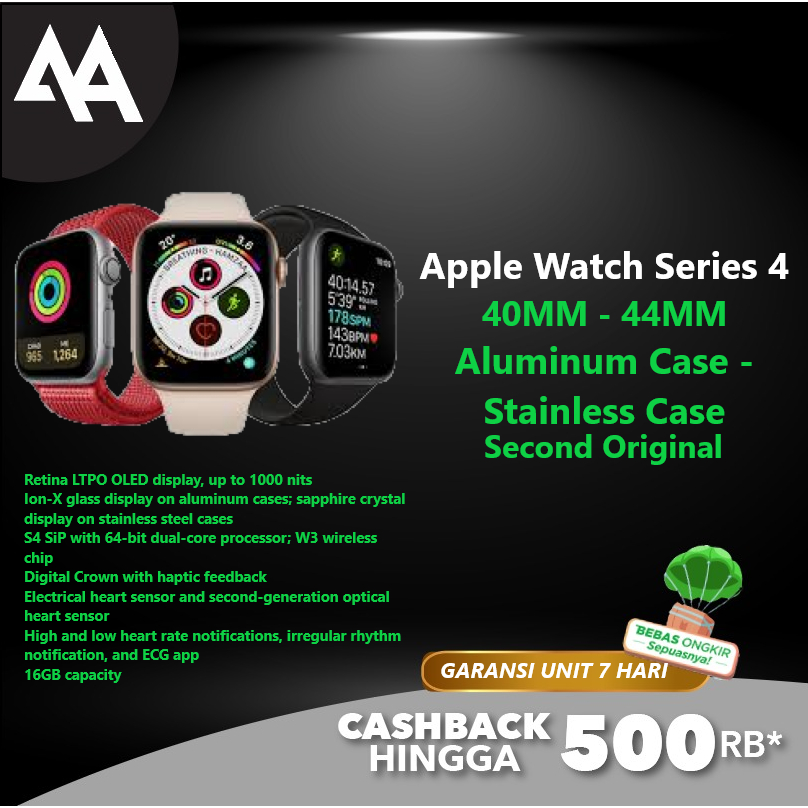Apple Watch Series 4 40mm 44mm Second Original