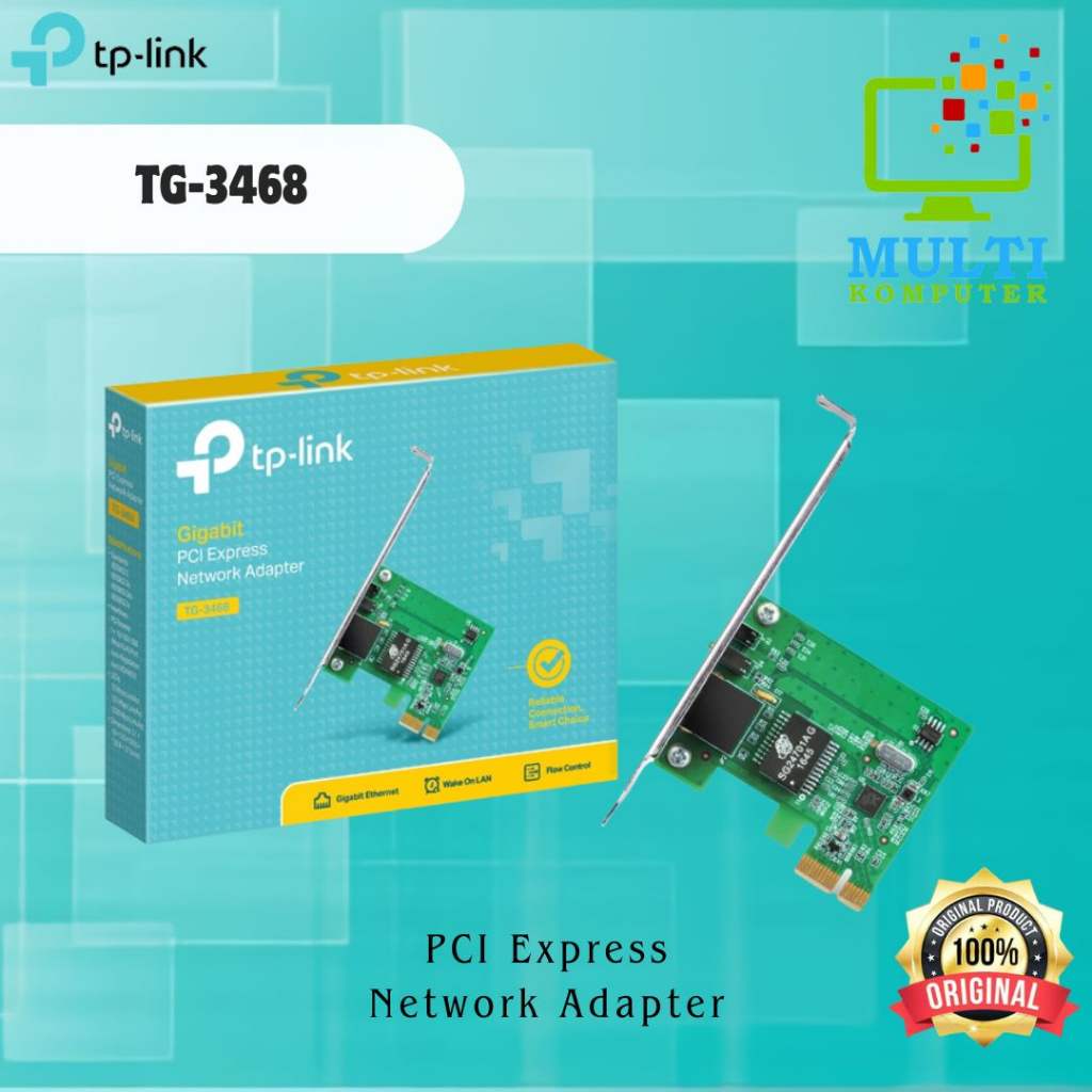 TP-LINK TG3468 Gigabit PCI Express Network Adapter tplink TG-3468