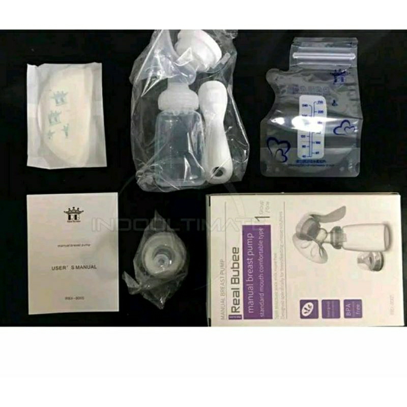 REAL BUBBE Manula Breast Pump | Pompa Asi Manual