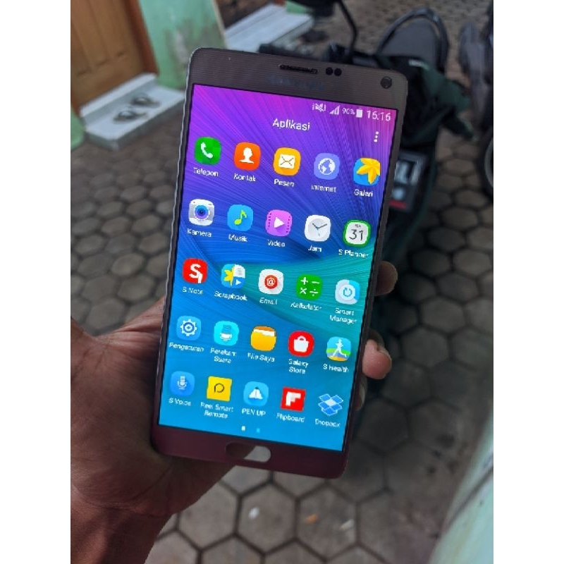 LCD ori cautan samsung Note 4