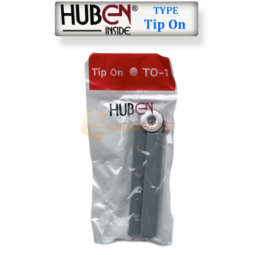 Huben TO Tip-On Push to Open Plat Kotak-Plat Bulat