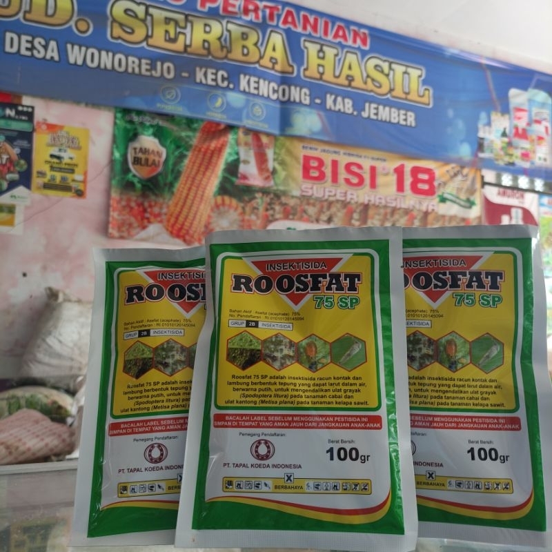 Insektisida ROOSFAT 75SP(asefat75%)