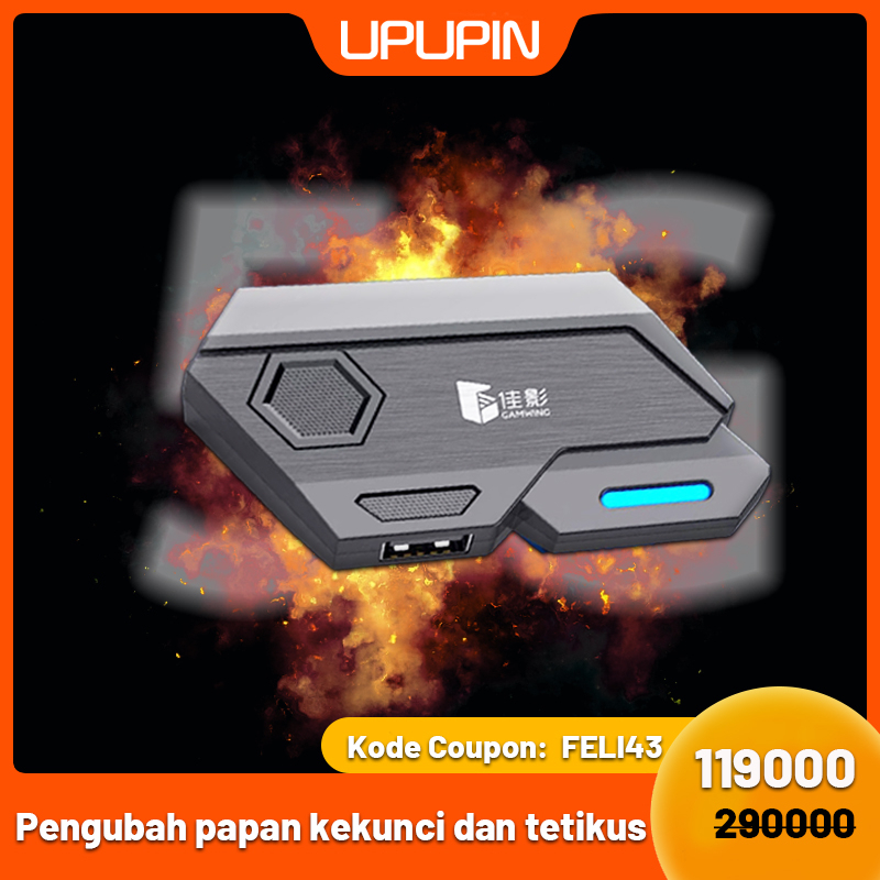 INDO Converter MIPRO  Mouse Keyboard Wireless Bluetooth Android HP Tablet PUBG FreeFire