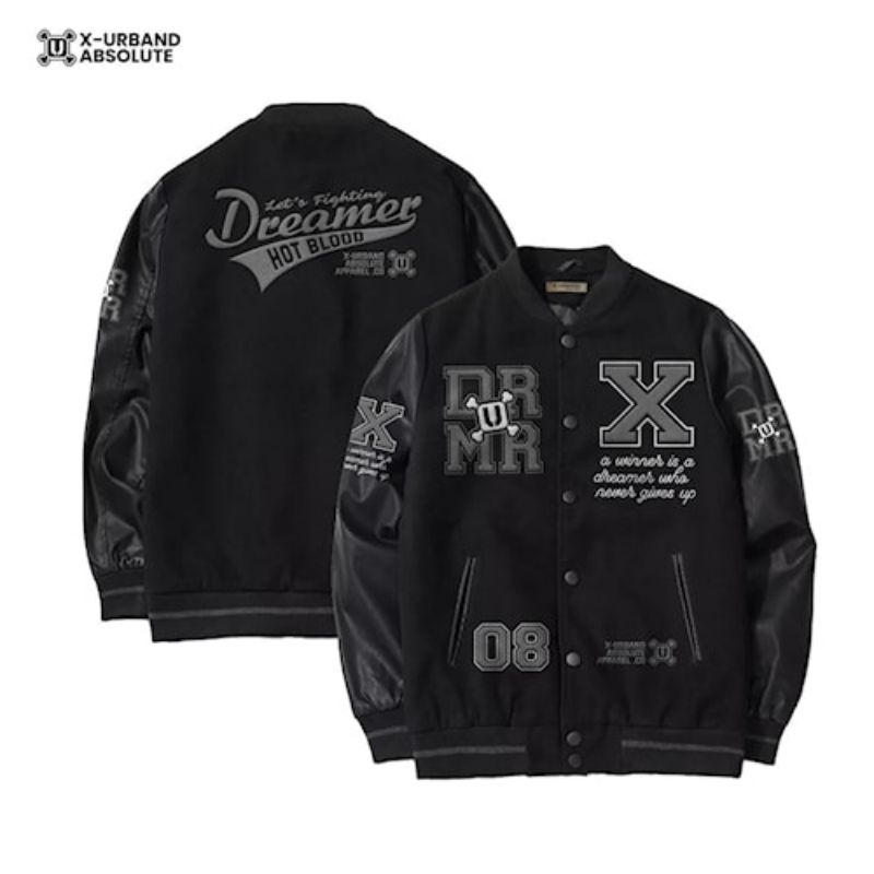 jaket varsity baseball original x urban absolute pria wanita jacket basebal unisex bomber boomber su