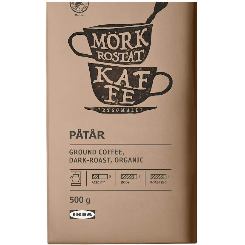 KOPI PATAR Filter coffee, ground, dark-roast organic/Rainforest Alliance Certified, 500 g