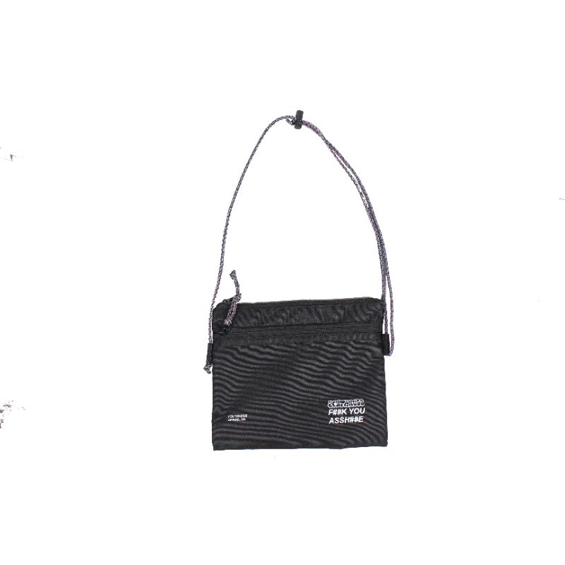 tas sling bag logo black