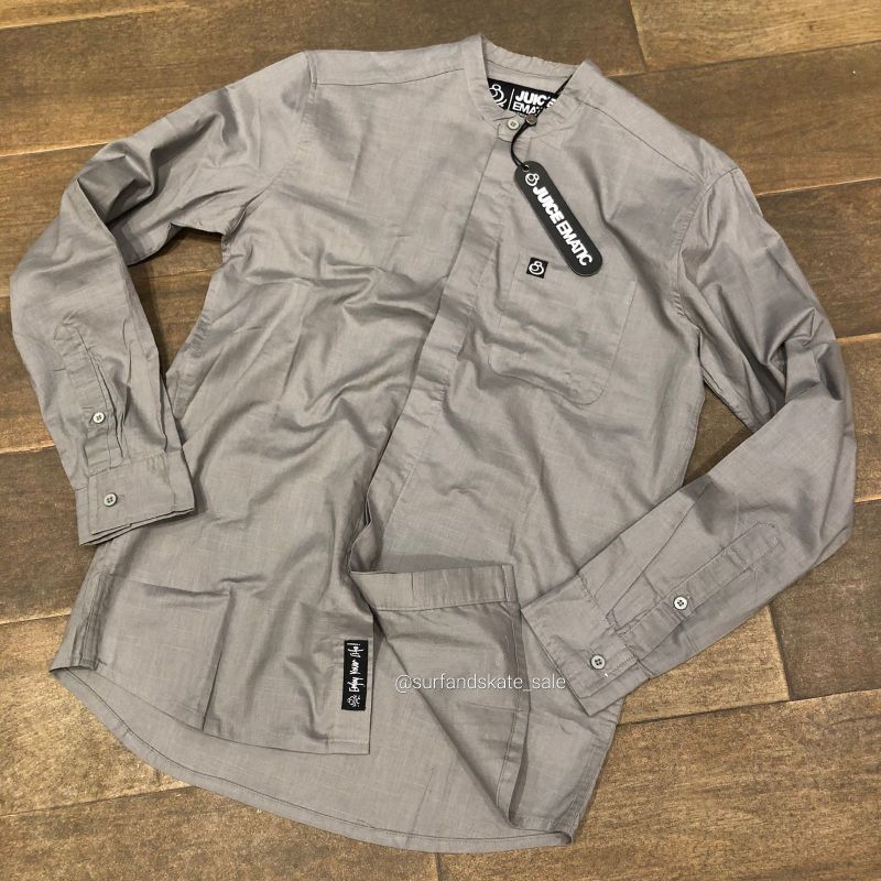 Kemeja Panjang Juice Ematic Original New Arival Mshl Gaza Grey