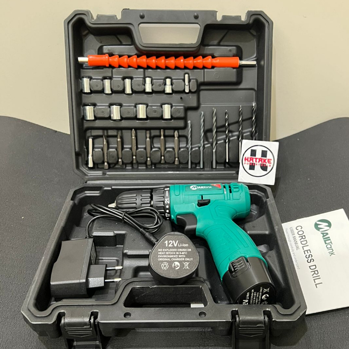 Mailtank SH-216 Mesin Bor Baterai Cordless Drill 12V Mailtank