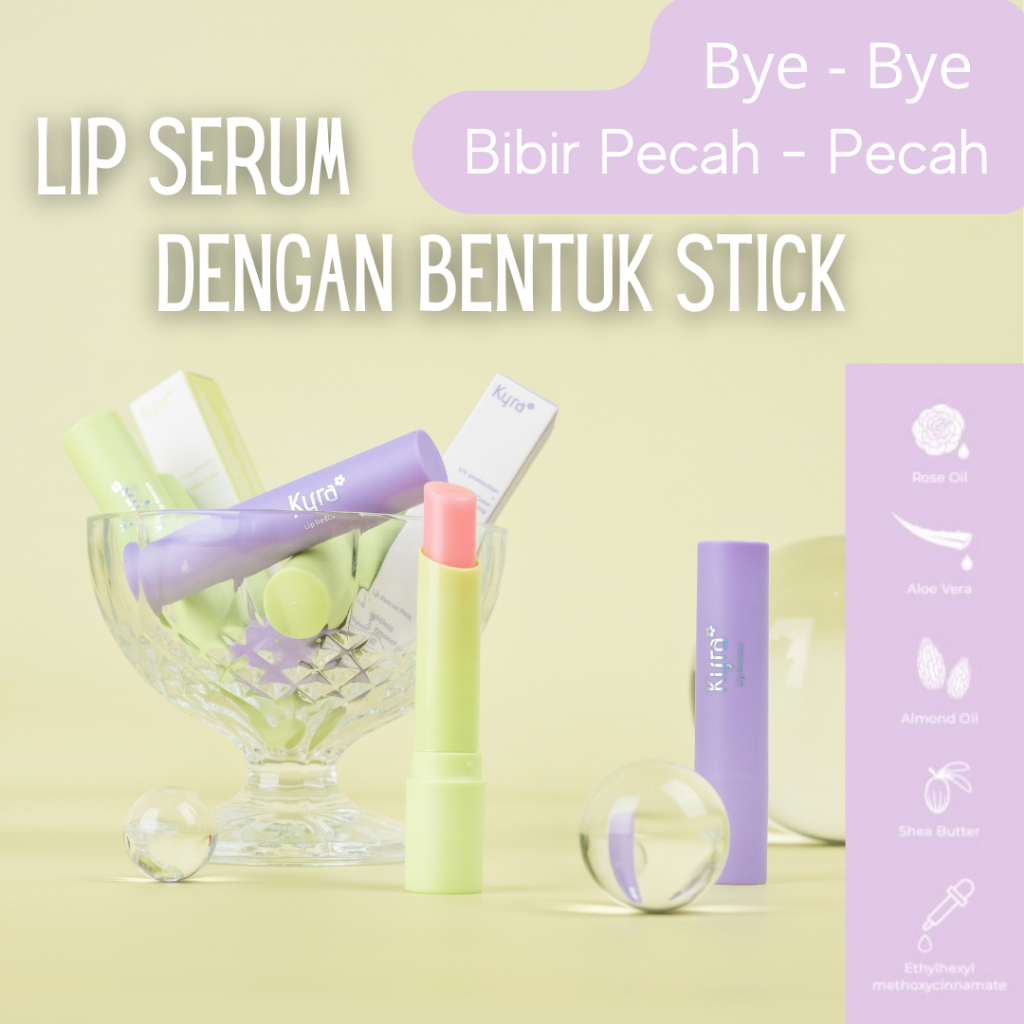 Hydrate all night (Lip Serum Clear + Lip Scrub)