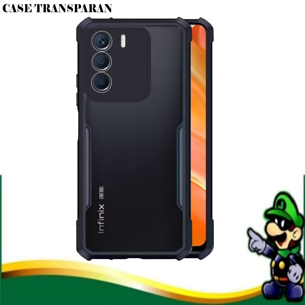 Promo Case Shockproof Infinix Zero 5G 2023 Softcase Transparan Anti Shock Clear Casing Hard case Sil